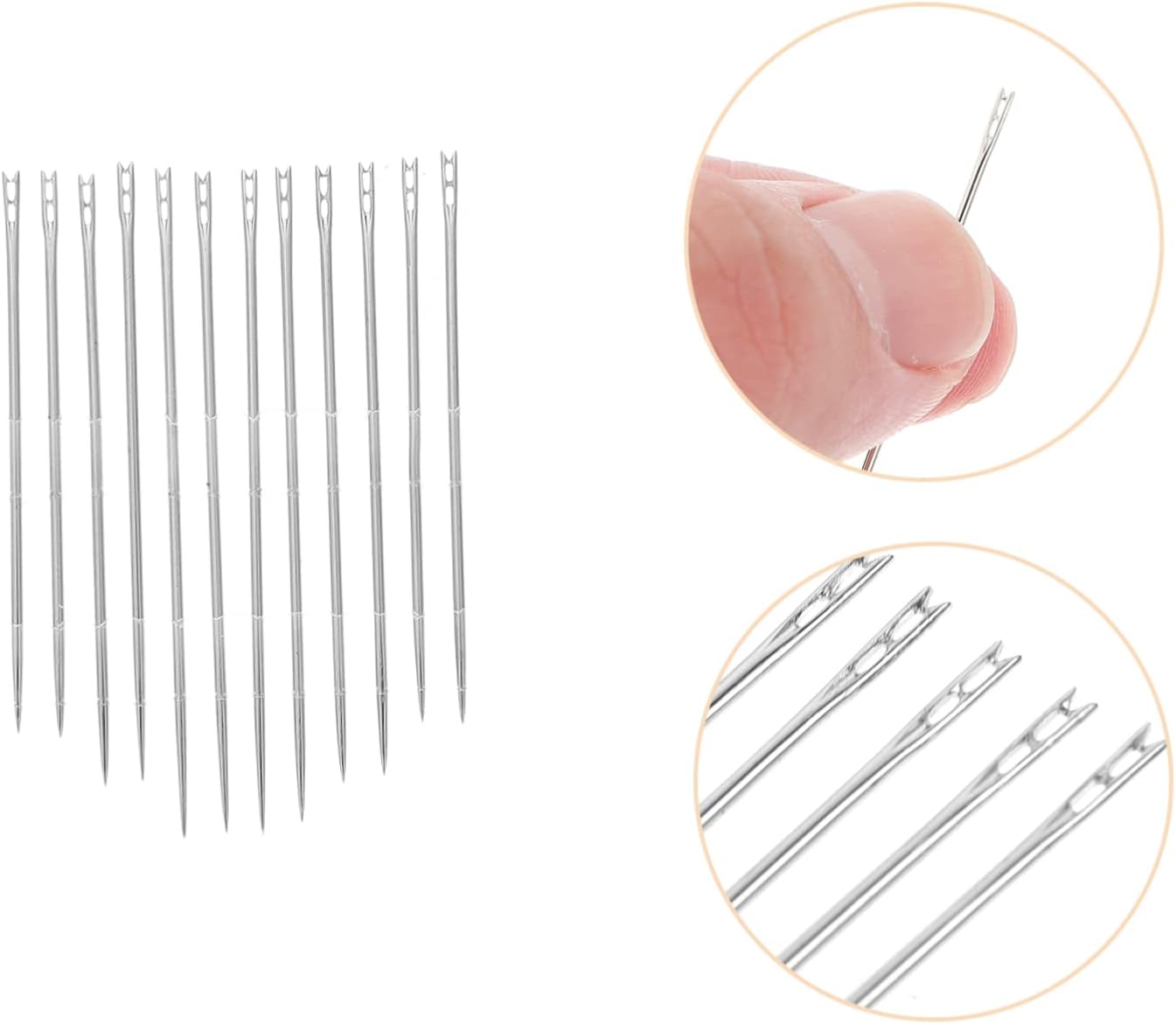 BUTIFULSIC 120PCS Hand Sewing Needles with for DIY Crafting and Embroidery Projects Blind Stitch Needles for Household Sewing and Repair for Threading Tasks