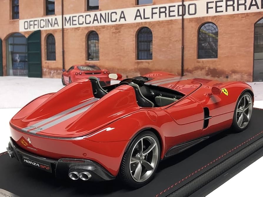 Amazon | BBR 1/18 Ferrari MONZA SP2 Rosso corsa フェラーリ