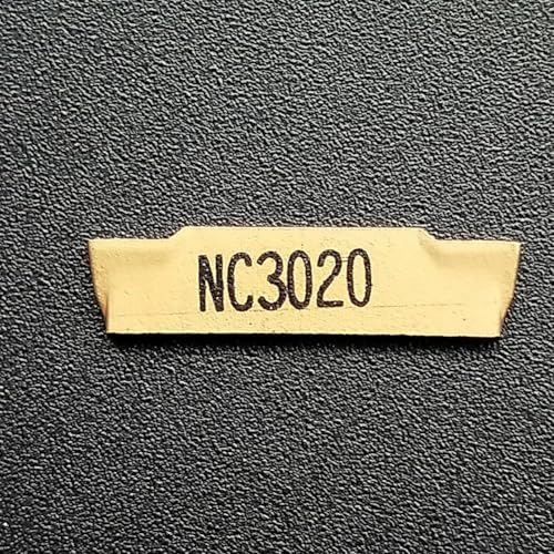 Insertos de torneado de carburo para mecanizado CNC, MGMN150-G NC3020 cortadores de ranurado de 1,5 mm, herramientas indexables para metalurgia y aplicaciones industriales