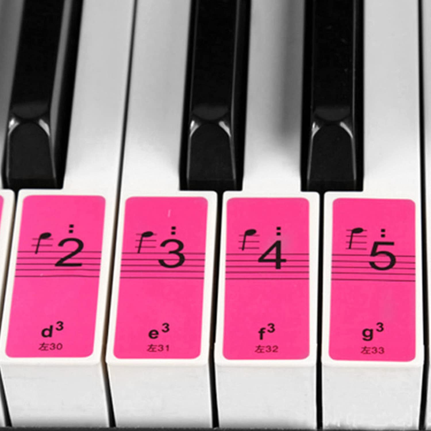 Autocollants de Touches de Clavier de Piano pour débutants pour 88/61/54 Touches Piano