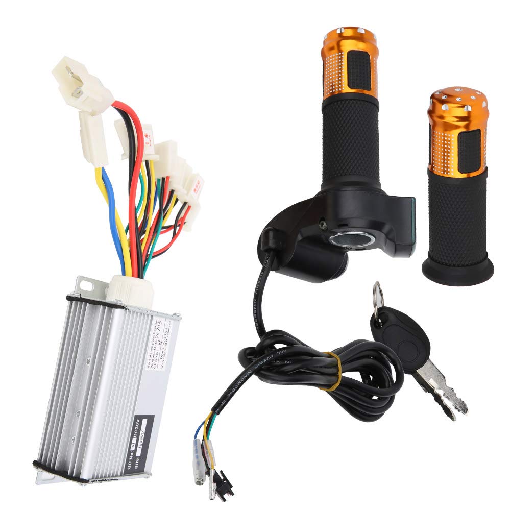 Ensemble de poignées d'accélérateur pour contrôleur de vélo électrique 36 V 1000 W, poignée d'accélérateur universelle avec écran d'affichage, boîtier de commande en alliage