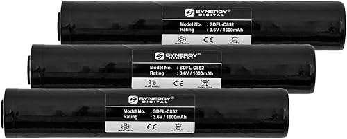 Synergy Digital Paquete combinado de baterías compatible con Streamlight 75175 Batería de linterna incluye: 3 x baterías SDFL-C852