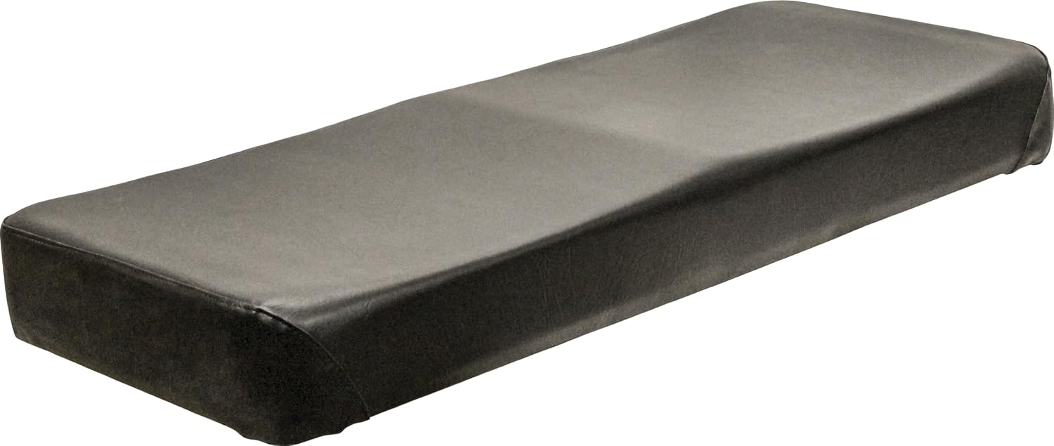 Uni Pro Black Vinyl Seat Cushion fits Kawasaki Mule Trans 4x4 3010 (2007 & Prior/2008)/4000-4010 (2009/2010)/4010 (2011-2013) - Replaces OEM Part Numbers: 53066-7502-338, 53066-7502-MA