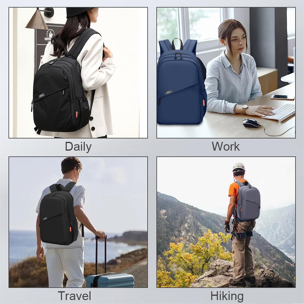 Aucuu Mochila Viaje Cabina Avión, British Airways Wizzair Eurowings Mochila Viaje Cabina Avion Vueling, Maleta Cabina, Impermeable Mochila Equipaje de Mano, para Viaje Trabajo Diario