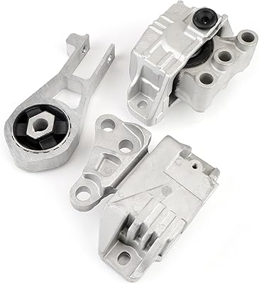 Dexepe Engine Motor Transmission Mount Set 3Pcs Compatible with Jeep Renegade Fiat 500X 2.4L 2015-2018 Engine Mounts Replace 68363756AA 68258599AA 68363755AA