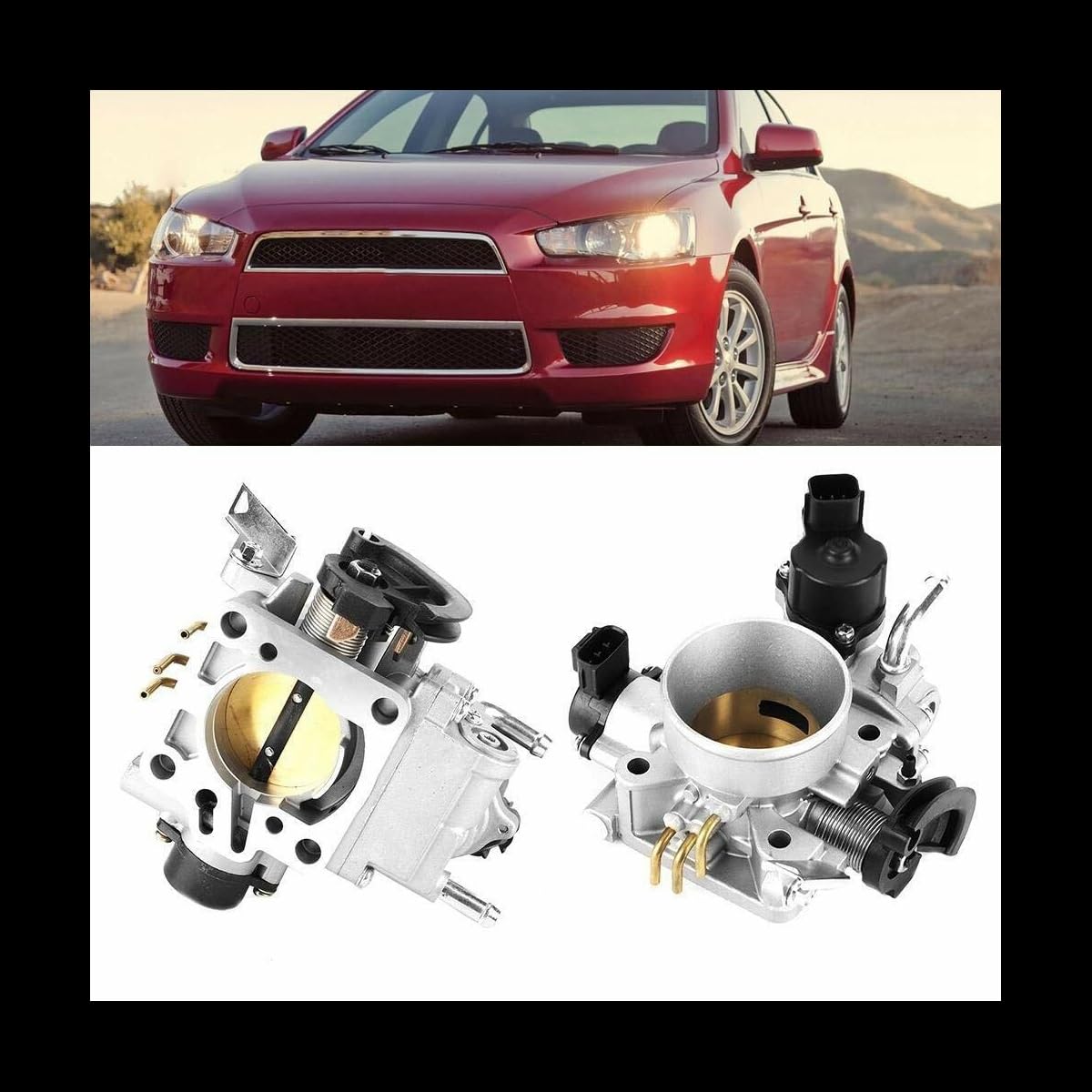 Cuerpo Acelerador Sensor Conjunto Válvula Cuerpo Acelerador Inyección Combustible Coche MD615660 para Mitsubishi para Lancer VII para Estate posición Acelerador Sensor