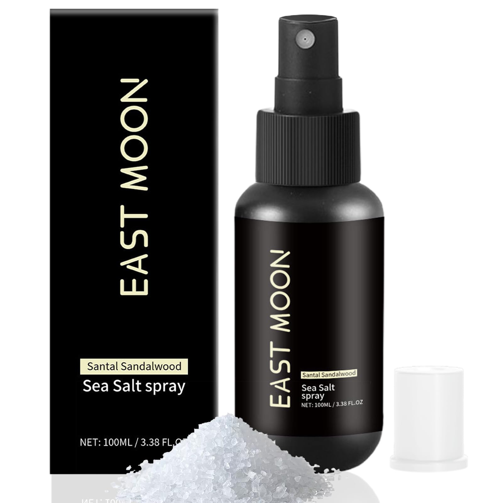 Spray de sal marina, spray para el cabello con sal marina, spray texturizante para el cabello, spray para el cabello para hombres, cabello más abundante, textura estable, unisex (100 ml)