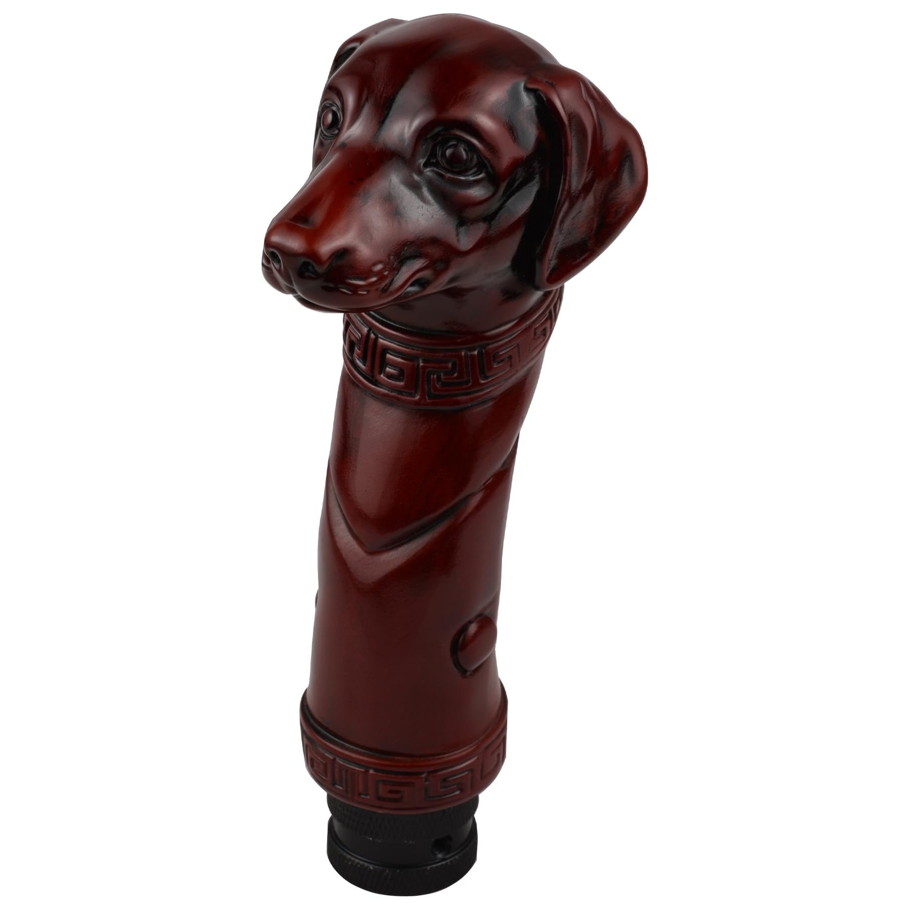 Padaodao Red Weighted Gear Shift Knob Cute Style Shifter Grip Handle With 3 Adapters Fits For Most Automatic Manual Transmission Vehicle Suv Tractor (Red)