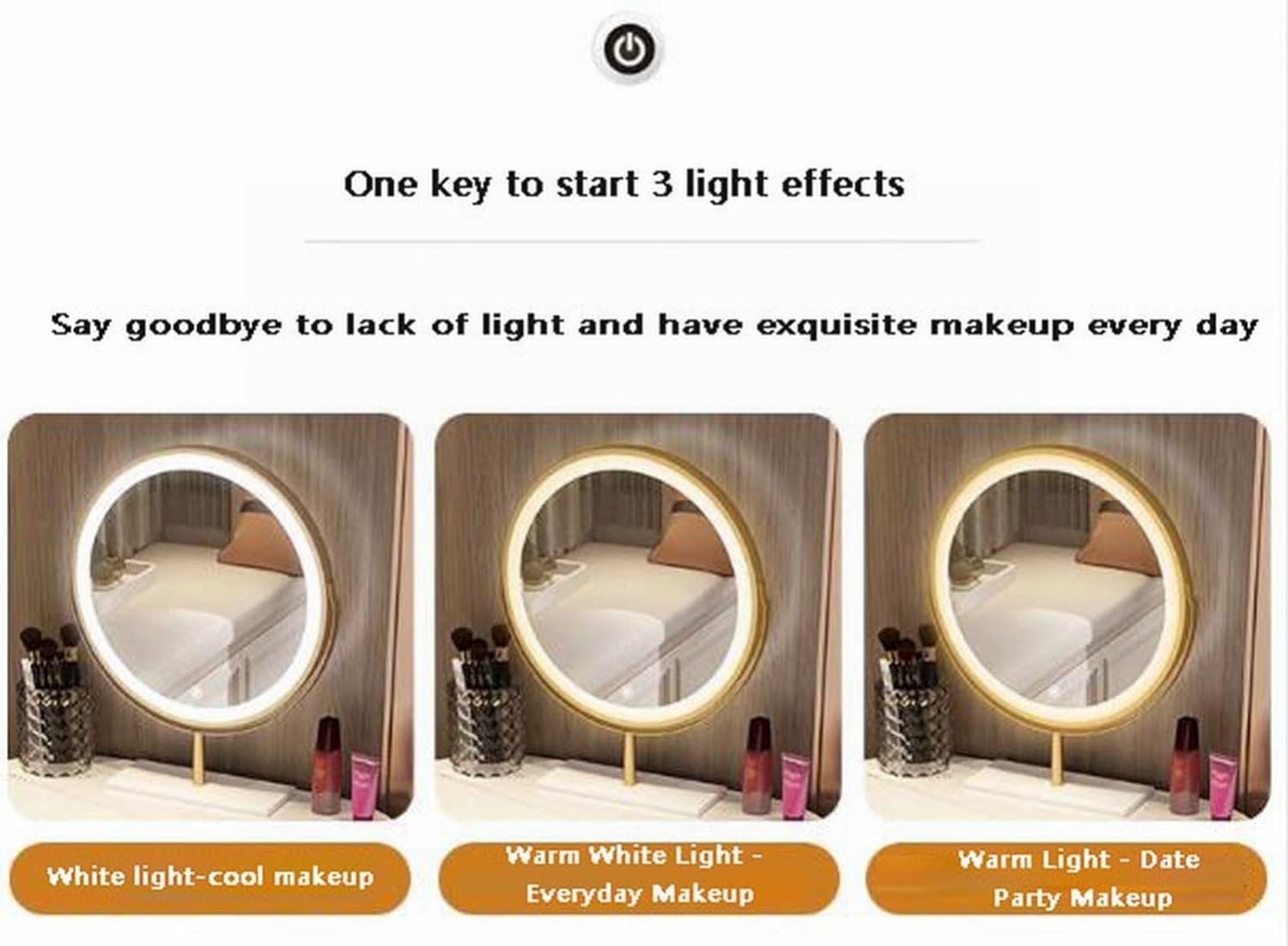 ドレッシングテーブル シンプルな小さなアパートの寝室 高度なライト 高級収納 モダンペイント B,120cm (B 100cm)