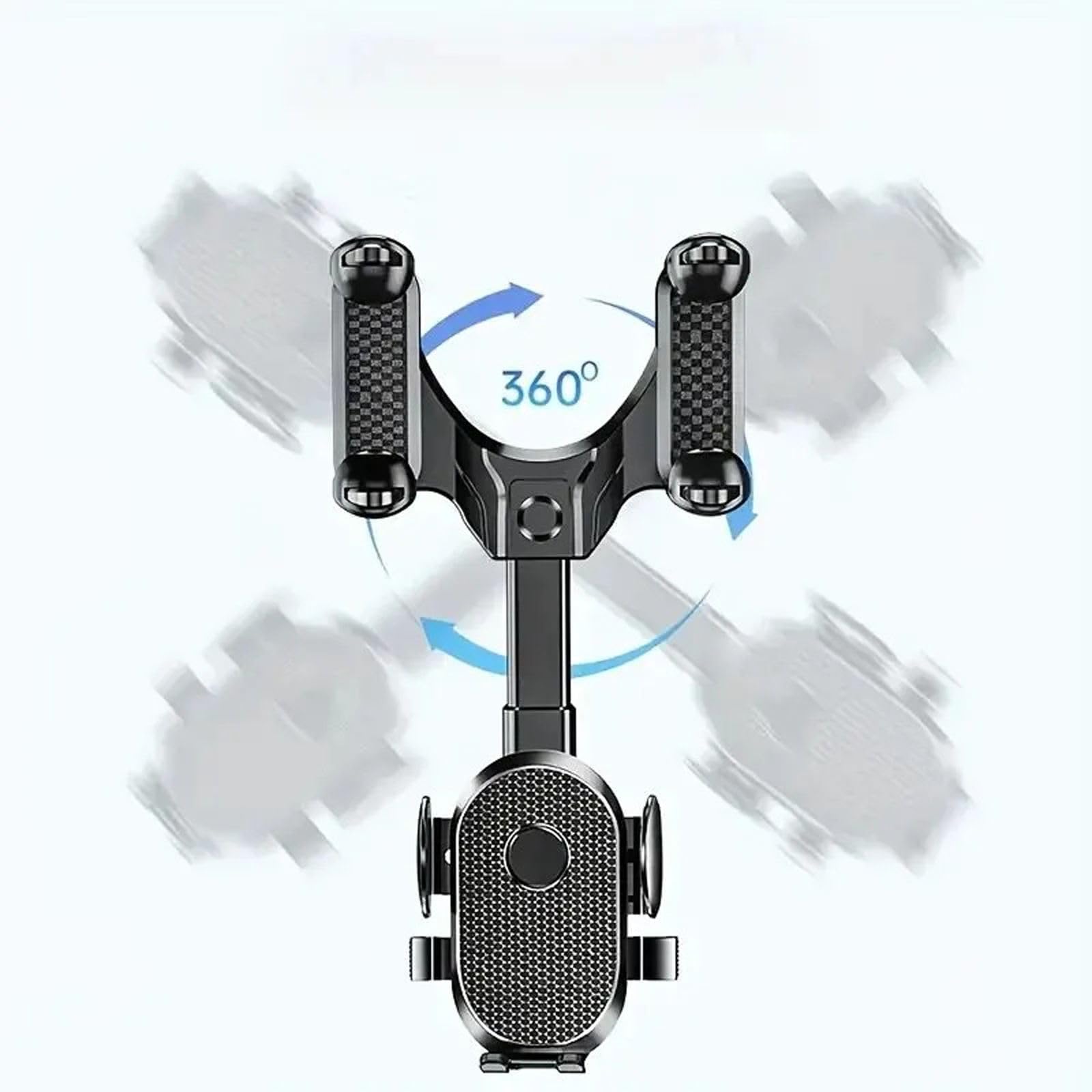 Soporte para teléfono de Coche Soporte de Espejo retrovisor Soporte para teléfono de Coche Soporte de GPS de navegación Soporte de Celular móvil Plegable en el Coche