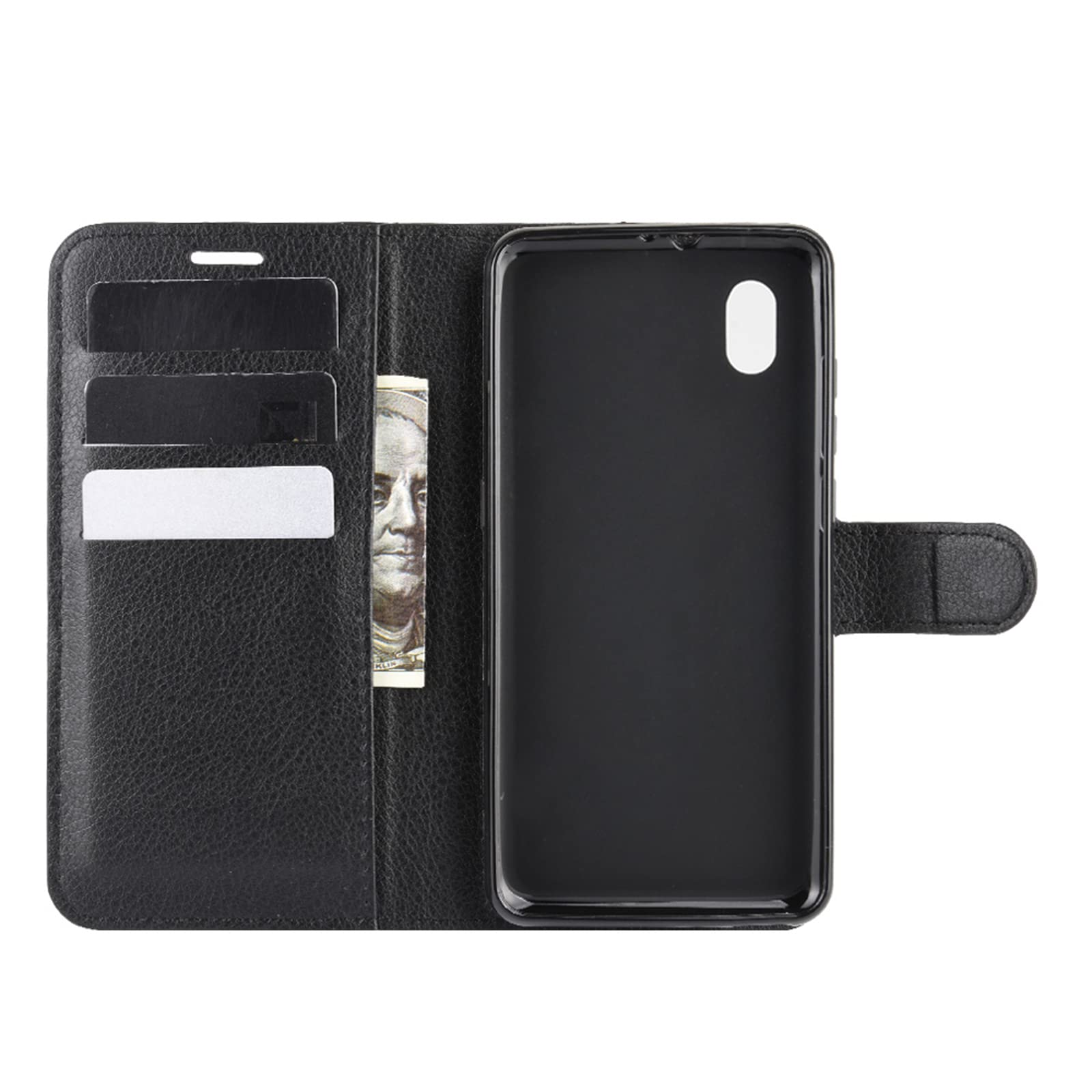 Custodia Portafoglio In Pelle Per Alcatel 1B 2022, Con Slot Per Schede