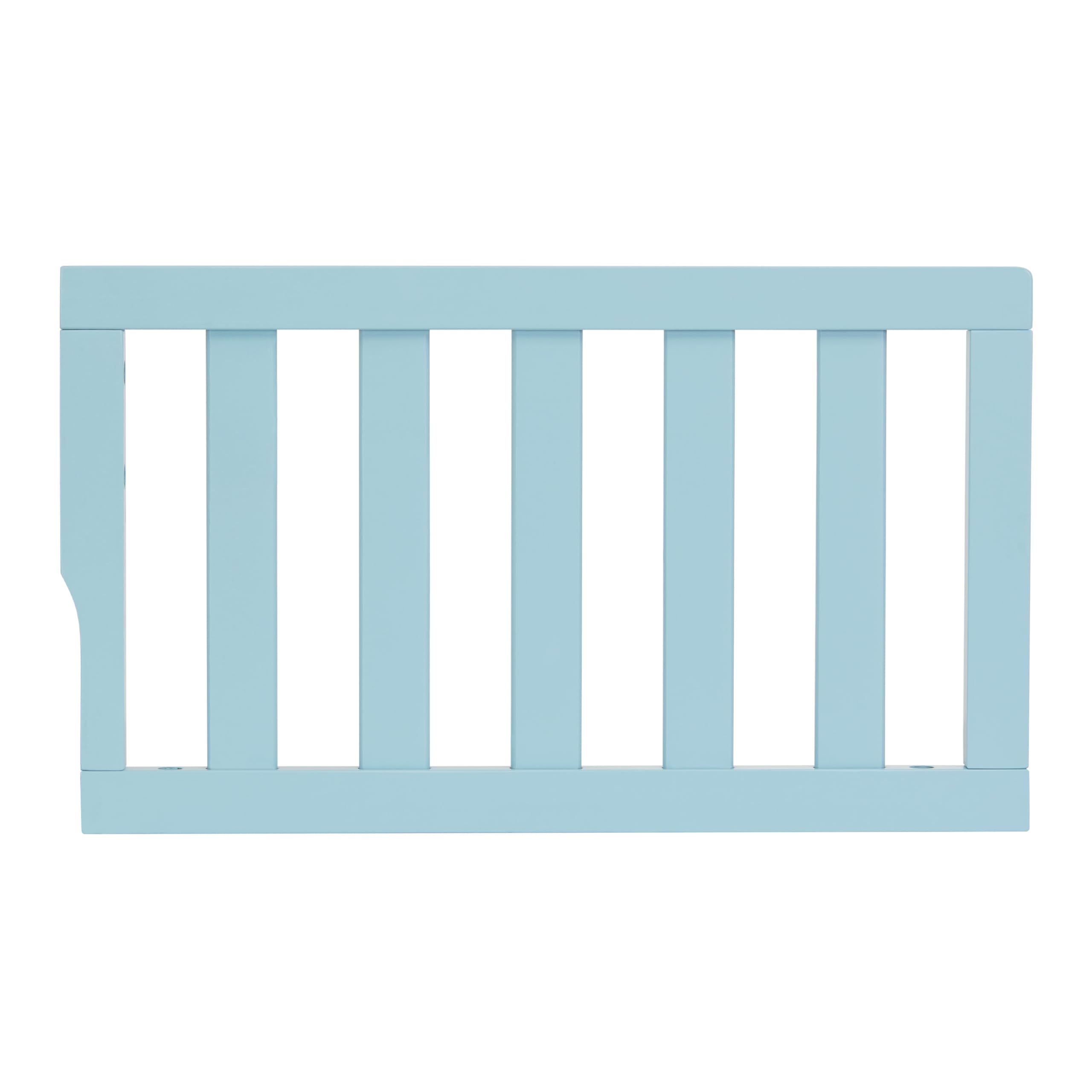 Dream On Me Toddler Guard Rail for Convertible Crib, Solid Wood Bed Rail for Toddler Bed Conversion, Aqua Sky