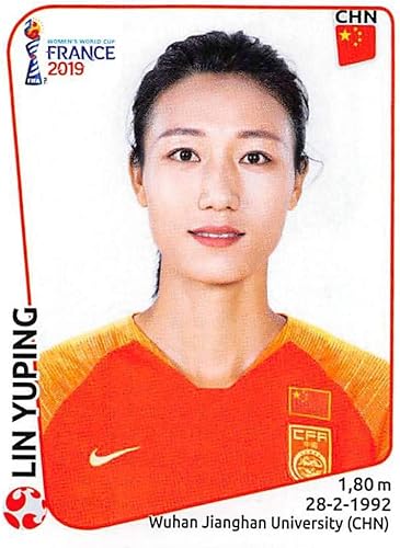 2019 Panini FIFA Women's World Cup France Album Stickers (Individual Sticker Only) Soccer #130 Lin Yuping China PR 2 Inch by 2 12 Inch Collectible