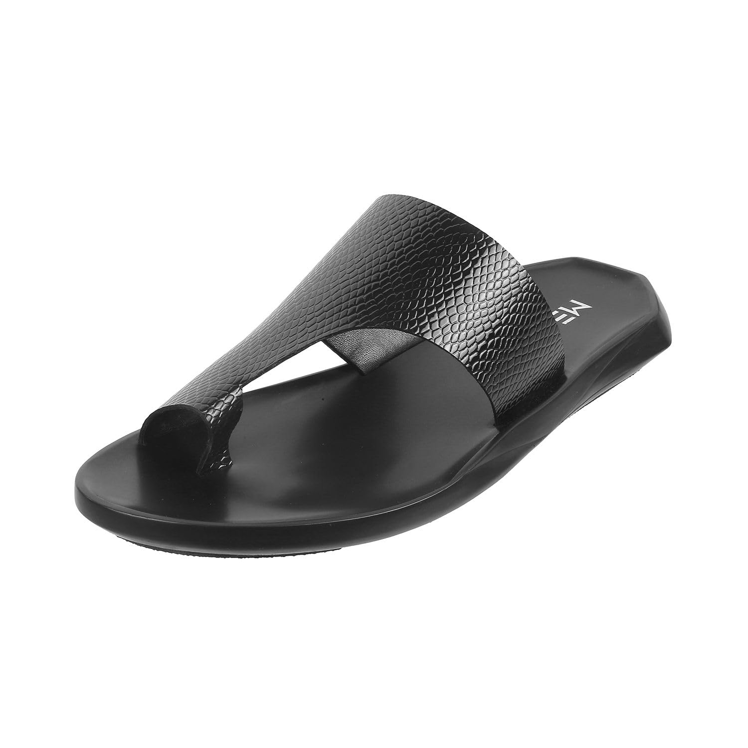 Metro Men Black Toe Ring Casual Leather Chappal UK/6 EU/40 (16-801) (B0CKXZFG5V) Amazon Price History, Amazon Price Tracker