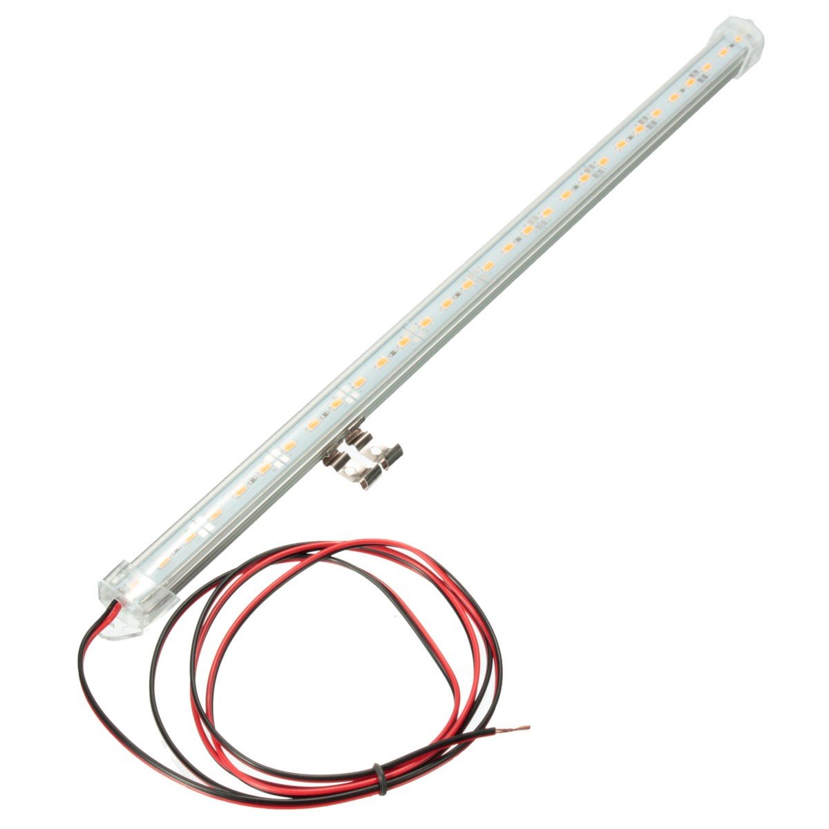 12V 40Cm Voiture 30 LED SMD Barre Lumineuse Intérieur Barre Van Caravan Lwb Réservoir - Blanc Chaud