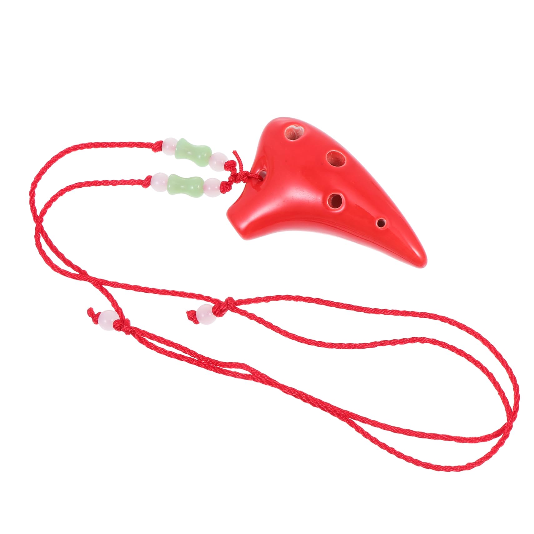 HANABASS Ocarina Set Portable Musical Instrument 6 Holes Alto c Made of Dolomite for Music Creation