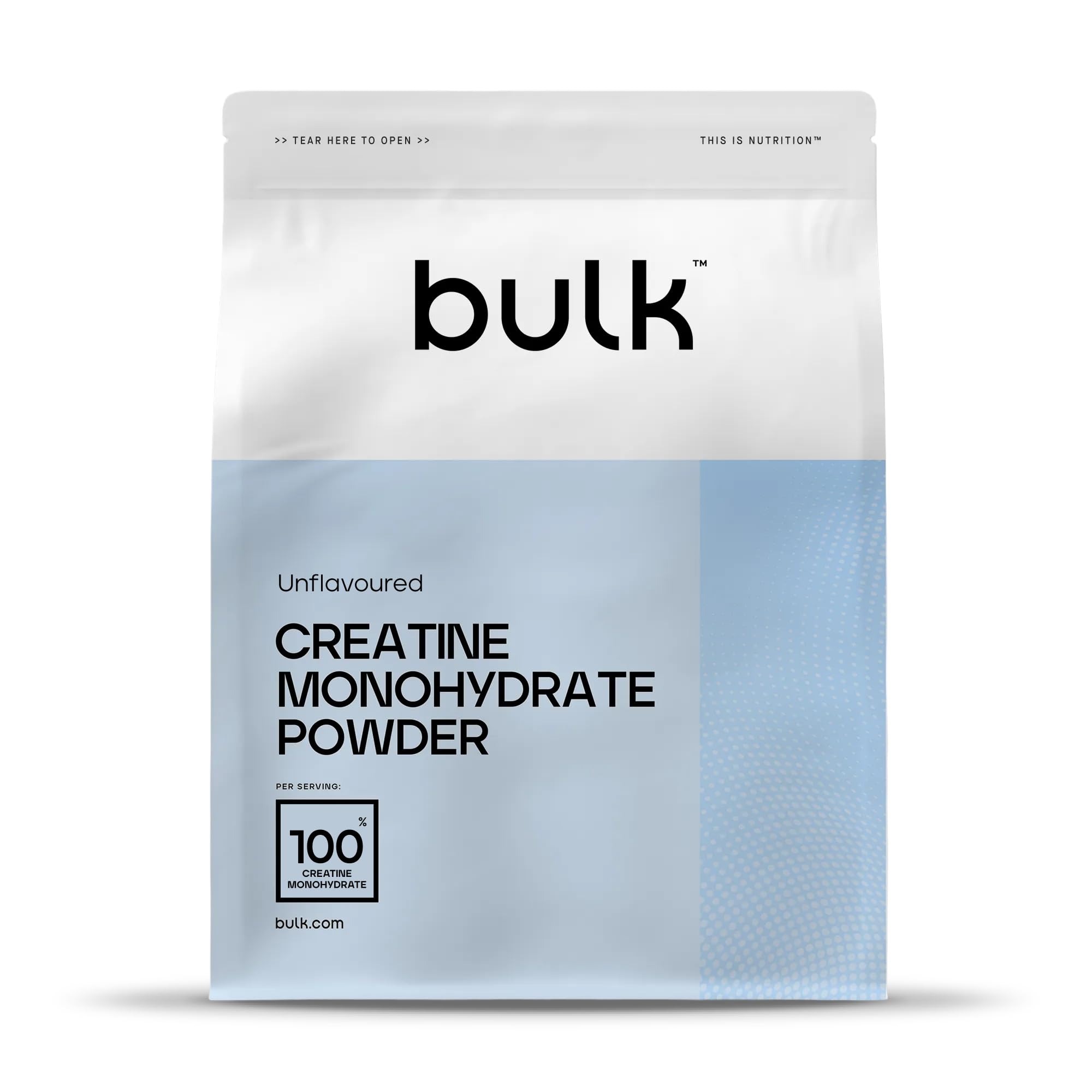 Bulk Créatine Monohydrate Poudre 500 g | 147 portions | Créatine micronisée pure | Non aromatisé | Vegan et Halal | Idéal pour le fitness, l'entraînement et la salle de sport | Facile à dissoudre Sans saveur 500 g