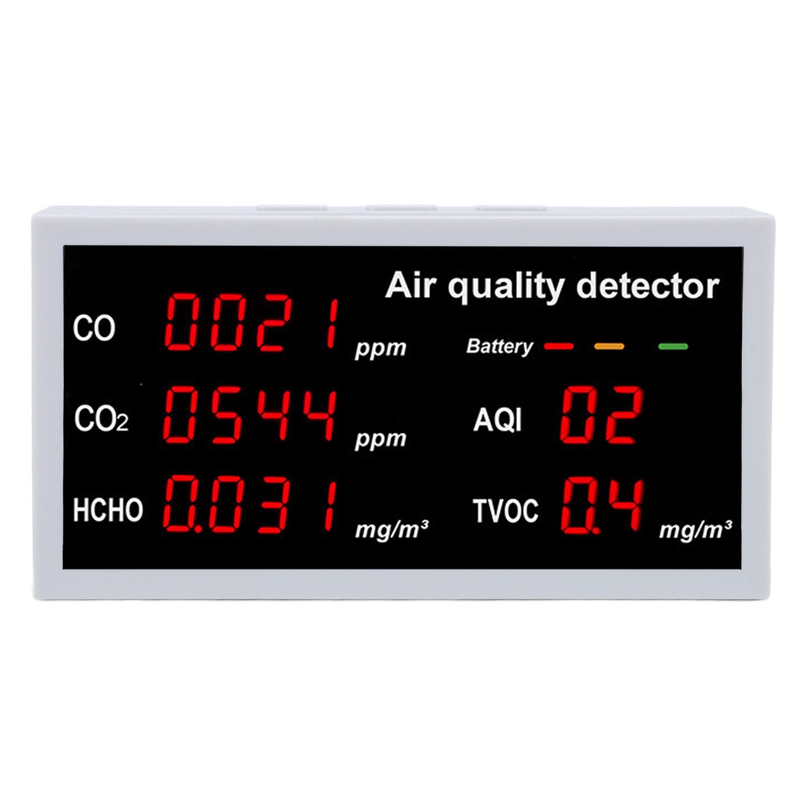 Air Quality Meter with Real Time Display Indoor Tester for Outdoor Camping, Home, Car