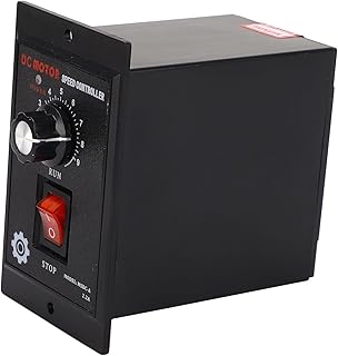 DC Motor Speed Controller, Short Circuit Protection 110VAC Input 90VDC Output CW CCW DC Motor Speed Regulator for Fan (500W)