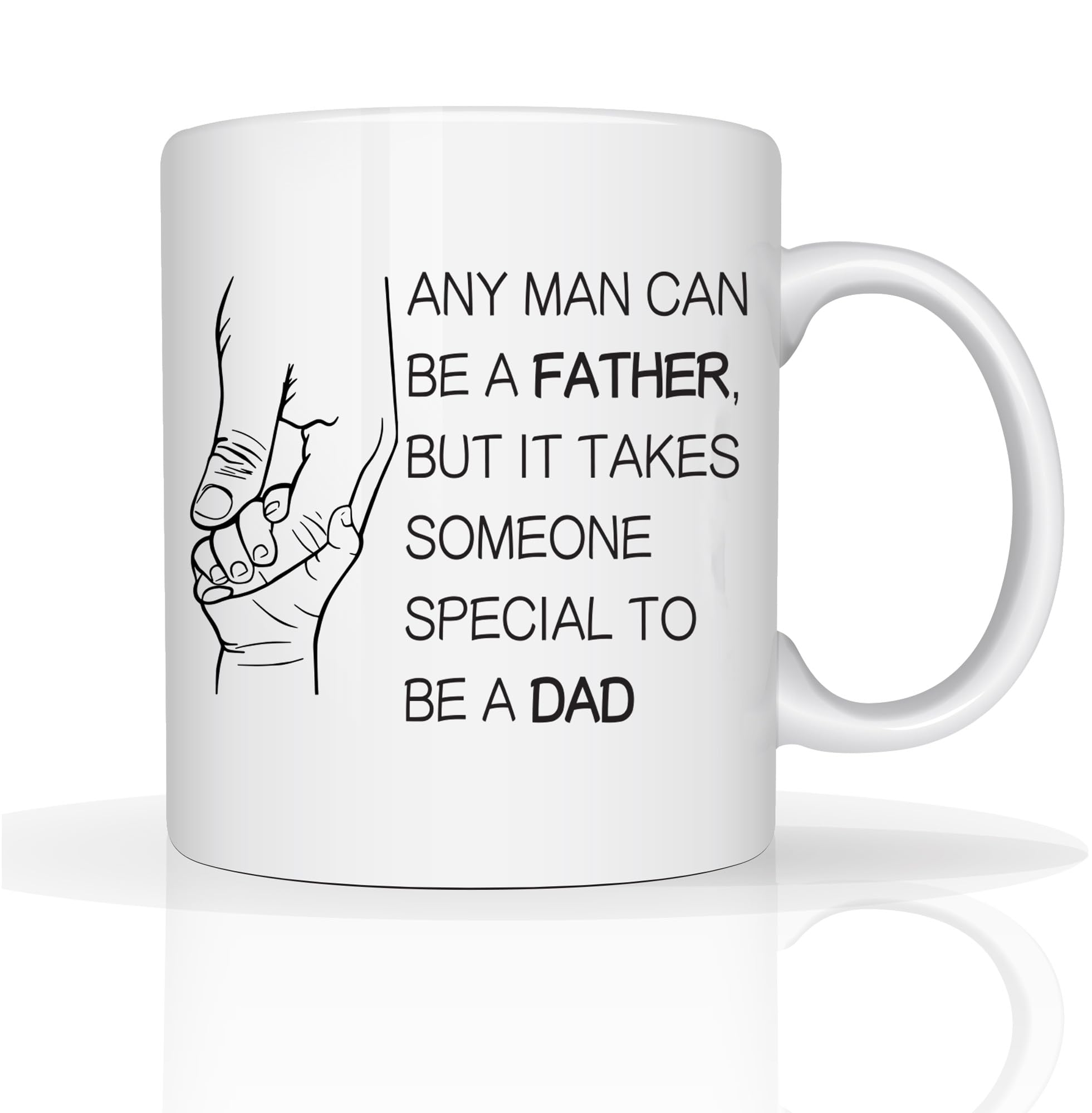 Star Online Special to Be A Dad Mug Gifts for Dad Fathers Day Mug from Daughter & Son Birthday Gift for Daddy 11oz Ceramic Coffee Mugs