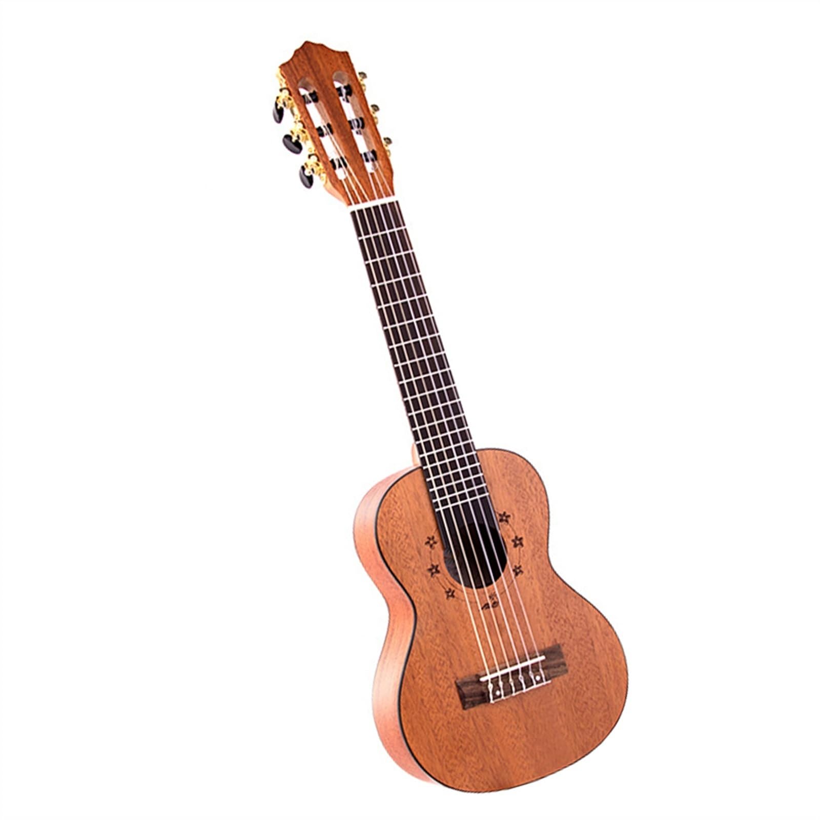 ZAMASS Professional Ukeleles 28-inch 6-string Ukulele Guitar Matte Rounded Full Mahogany Body Ukulele Small Guitar