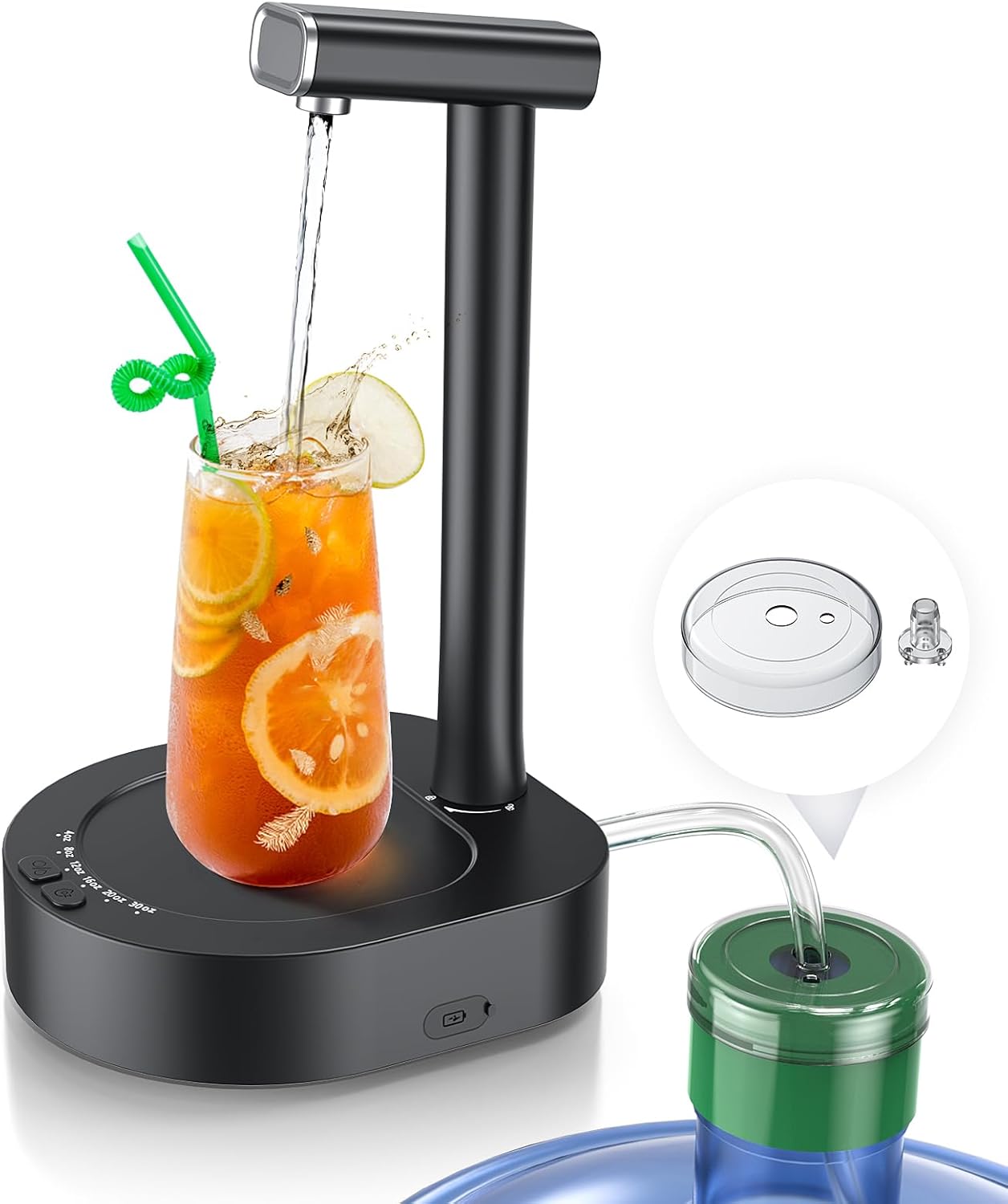 Water Dispenser Desk Water Dispenser for 5 Gallon Bottle, Low Decibel Bedside