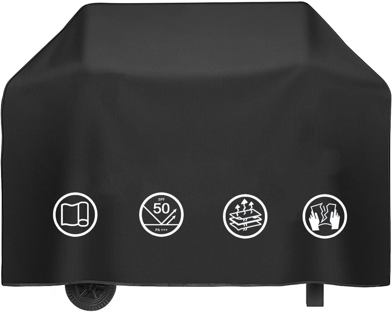 Grill Gasgrill Abdeckplane, Grill Abdeckung Abdeckhaube, Grillabdeckung BBQ Cover Gasgrill Wetterfest Wasserdicht Staubdicht Grill Schutzhülle Grillschutz, Grillabdeckungen - ‎‎183x66x130cm