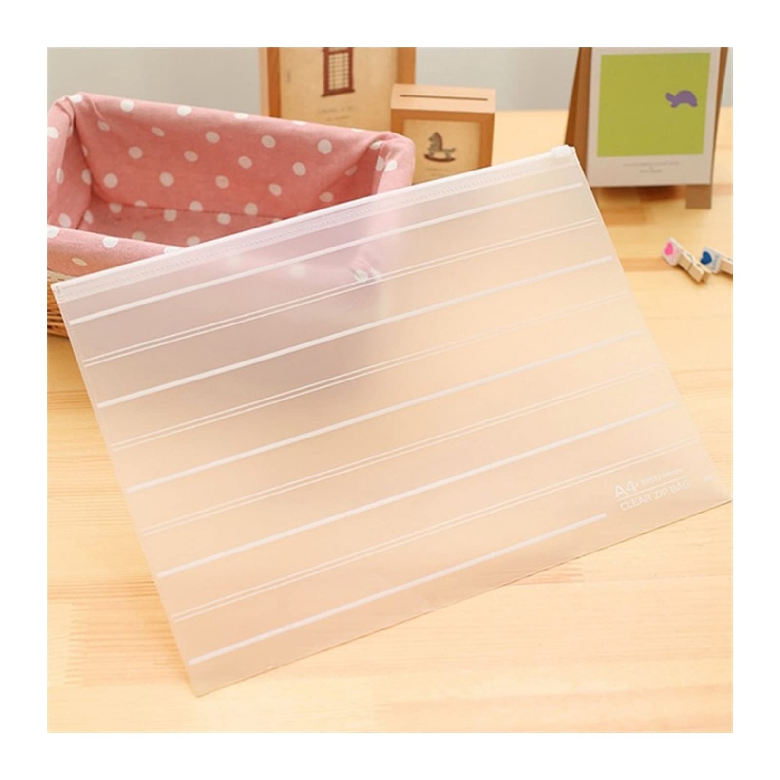 Portapapeles 10 PCS Bolsa de Almacenamiento Suministro de Oficina de la Escuela Suministro Transparente Lámina Suelta Cuaderno Zumpa Autocelera Bolsa de Soporte de Archivo Tableros con