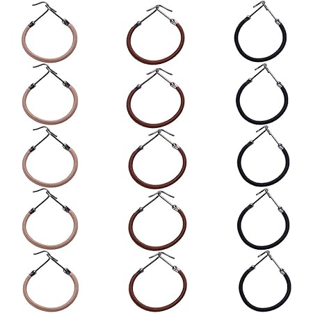 Amazon Com Janedream 15 Bandas Elasticas Para El Pelo 3 Colores Para Mujeres Ninas Goma Coleta Pinza Sujetador De Goma Trenzas De Goma Para Hacer Monos De Pelo Accesorios De Peinado