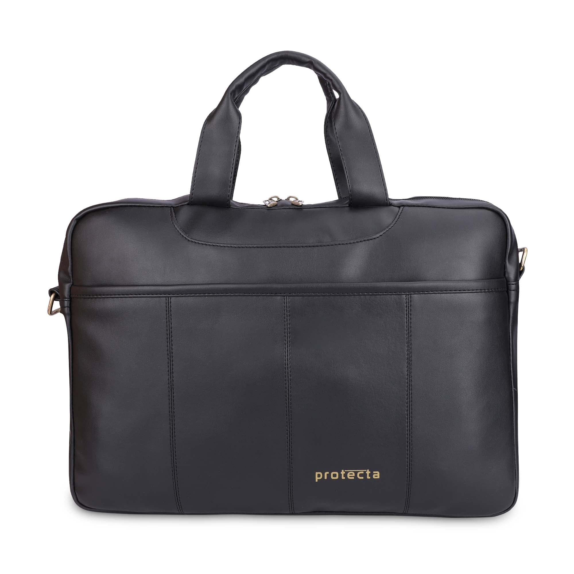 Protecta Terra Firma Office Shoulder Laptop Bag Briefcase for Laptop With Screen Sizes Up to 15.6 Inches - Black (B09X1PL54W) Amazon Price History, Amazon Price Tracker