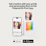 Polaroid Hi-Print - Connexion Bluetooth 3x3 Imprimante Photo Dye-Sub Bundle de papier photo - 60 Feuilles de photos incudées (6647)