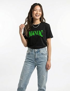 Buy K Pop Straykid Maniac Tour 2022 Black Regular Fit Crew Neck