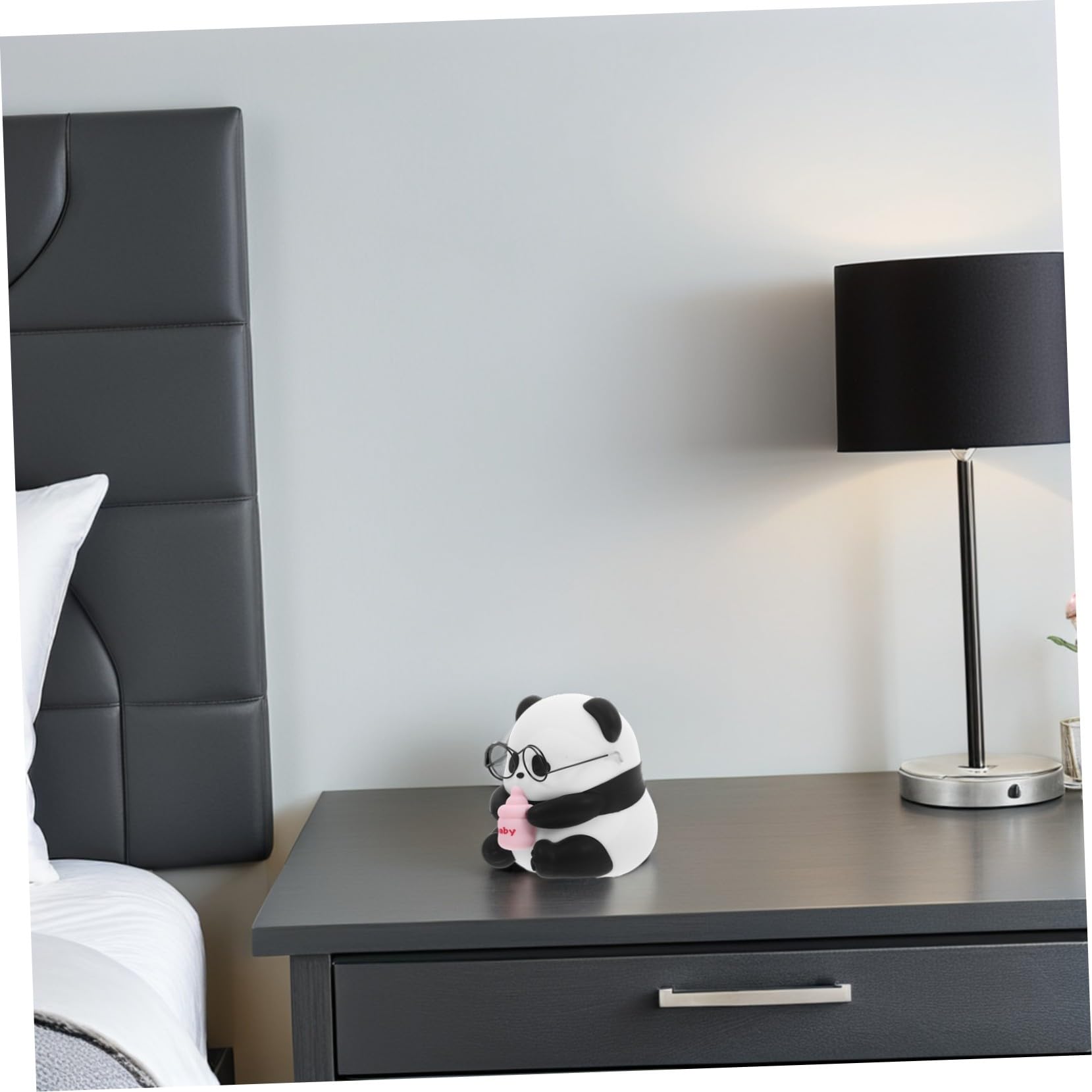 Artibetter Lámpara de Noche para Bebés Panda de Silicona Luz LED Recargable con Ajustables Luz Portátil y Segura para Habitaciones Infantiles y Guarderías
