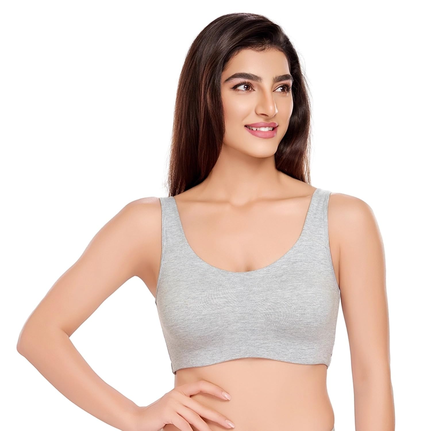 juliet Women's Non Padded Wired Cotton Sports Bra JS 90 2XL-picture-39