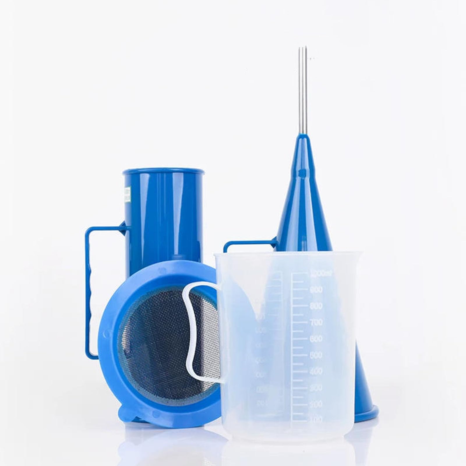Kit Portátil para Análisis De Lodos, Analizador De Lodos De 3 Piezas, Hidrómetro, Medidor De Contenido De Arena, Viscosímetro De Lodos, Juego De Máquina De Prueba Portátil con Embudo Marsh Y