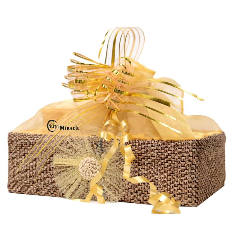 Image of NUTRI MIRACLE Corporate Edible Cups Dry Fruits Hamper for Diwali | Assorted Gourmet Eco Friendly Chocolate Nuts