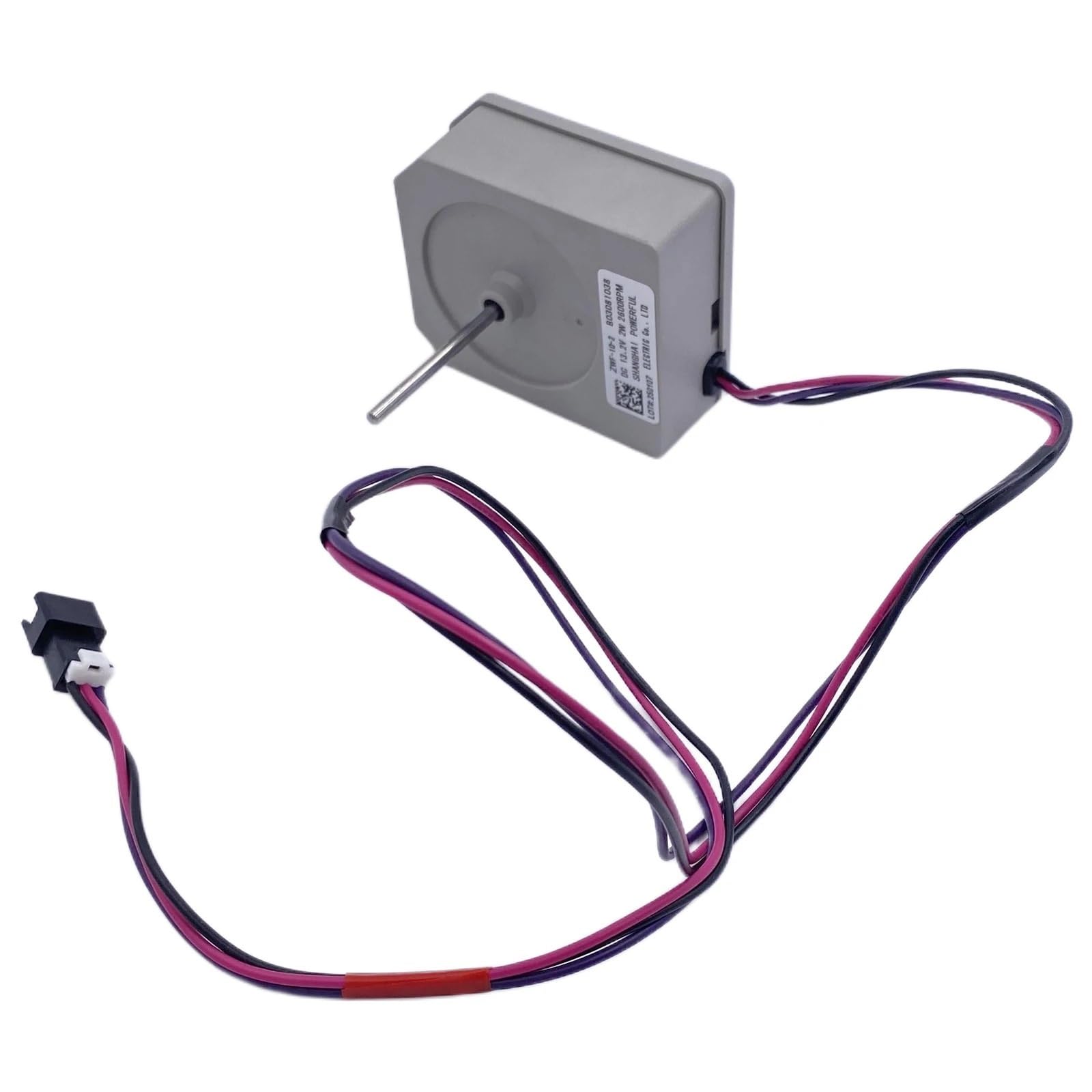 EKFBQBGW 1Pcs ZWF-10-2 B03081032 Replacement DC electronic starter Fan DC13.2V 2W Evaporator Fan electronic starter Blower electronic starter Compatible with Fridge