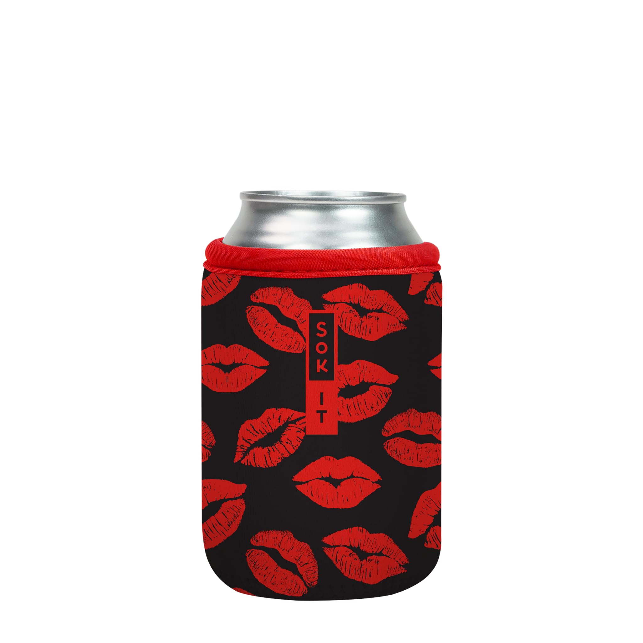 Sok It CanSok Sleeve for Beer & Soda Insulated Neoprene Cover (XOXO, 12oz Can Sleeve)