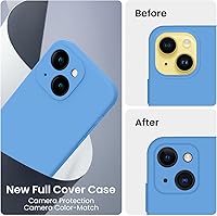 Vista 555 de FireNova Designed for iPhone 13 Pro Max Case, Silicone [Camera Protection] Phone Case with [2 Screen Protectors], Soft Anti-Scratch Microfiber Deep