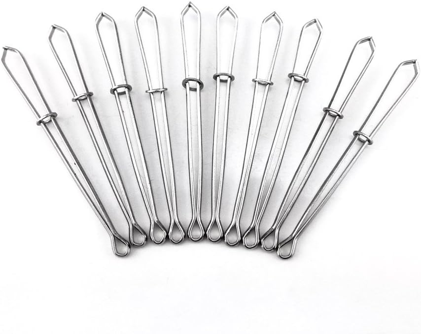 Honbay 10pcs Easy Pull Bodkin Threader Tweezers Sewing Machine Tweezers