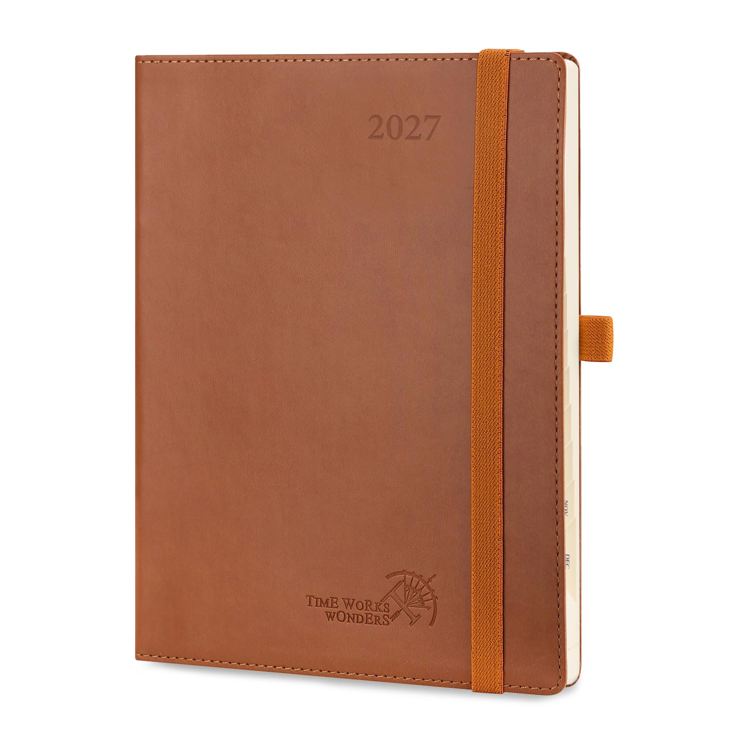 POPRUN 2027 Planner, 6.5" x 8.5", Daily Weekly and Monthly Appointment Book