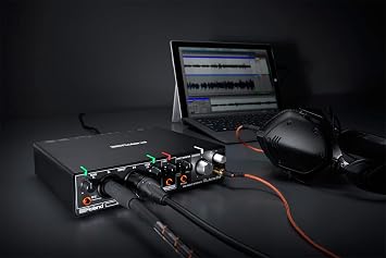 Roland 2-In 4-Out USB Audio Interface Bundle with Instrument Cable