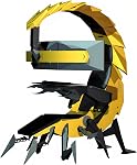 Generic Scorpion Gaming Chair, Modern Office & Gaming Chair, Yellow, Faux Leather, Steel Frame, Adjustable Armrest & Keyboard Tray, Hidden Cup Holder