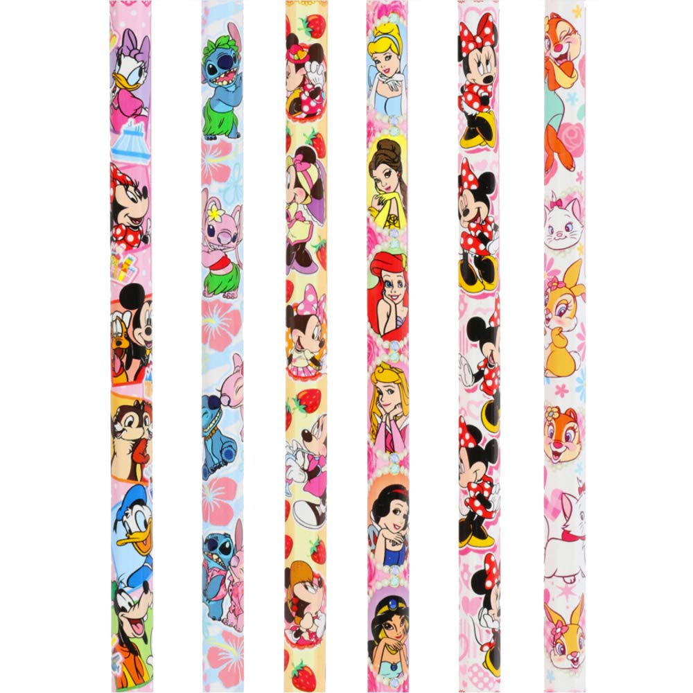 Amazon | ディズニー 鉛筆 12本 セット ピンク系 (ガールズ柄