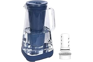 GLACIER FRESH Glass Water Pitcher: Experience the Purity of Plastic-Free Hydration