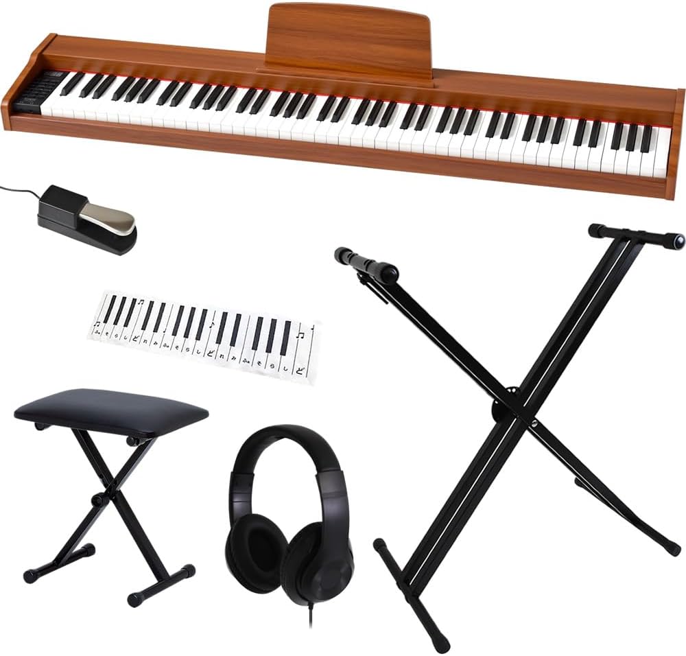 TORTE トルテ 電子ピアノ 木目調 スリムデザイン 88鍵盤 TDP-SP03/LB