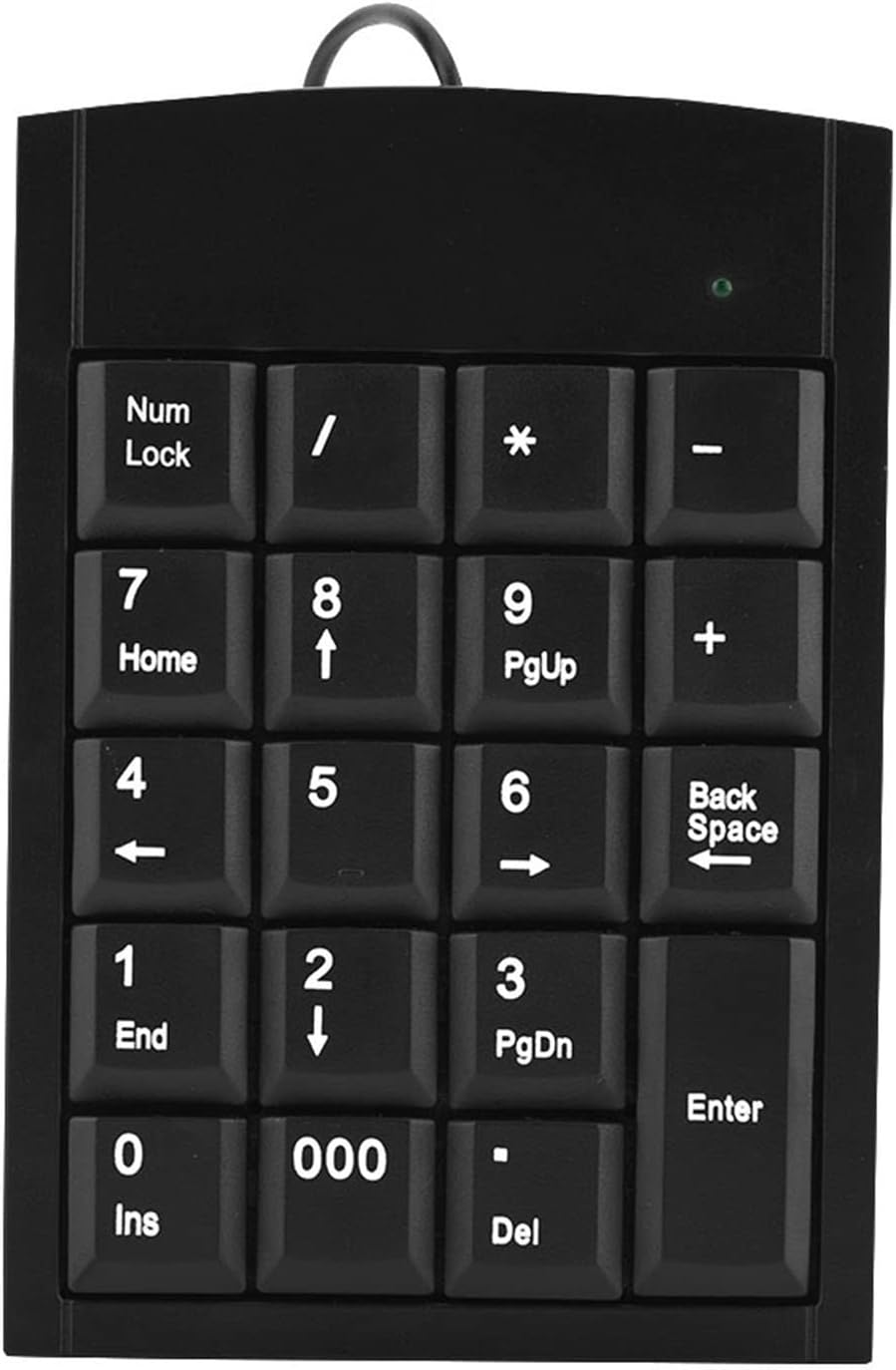 Goshyda USB Numeric Keypad Number Keyboard for Laptop - Anti Slip, Easy to Install