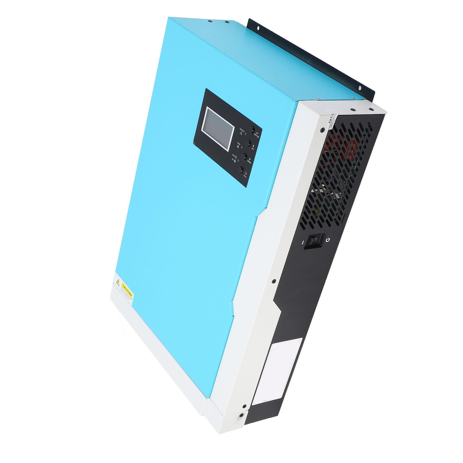 YWBL-WH Cargador Inversor Solar Inversor Híbrido de Onda Sinusoidal Pura 5500W 230VAC con Controlador MPPT LCD Acero Laminado en Frío de Alta Frecuencia para el Hogar RV Carport Energía Solar