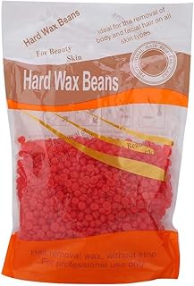 Grânulos de cera para depilação, grânulos de cera dura para depilação Feijão de cera para depilação Retardamento de cera para corpo inteiro para spa para salão de depilação para uso doméstico (morango)