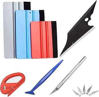 Amazon.co.jp: 7点セット 貼付補助ツール 自動車ラッピング